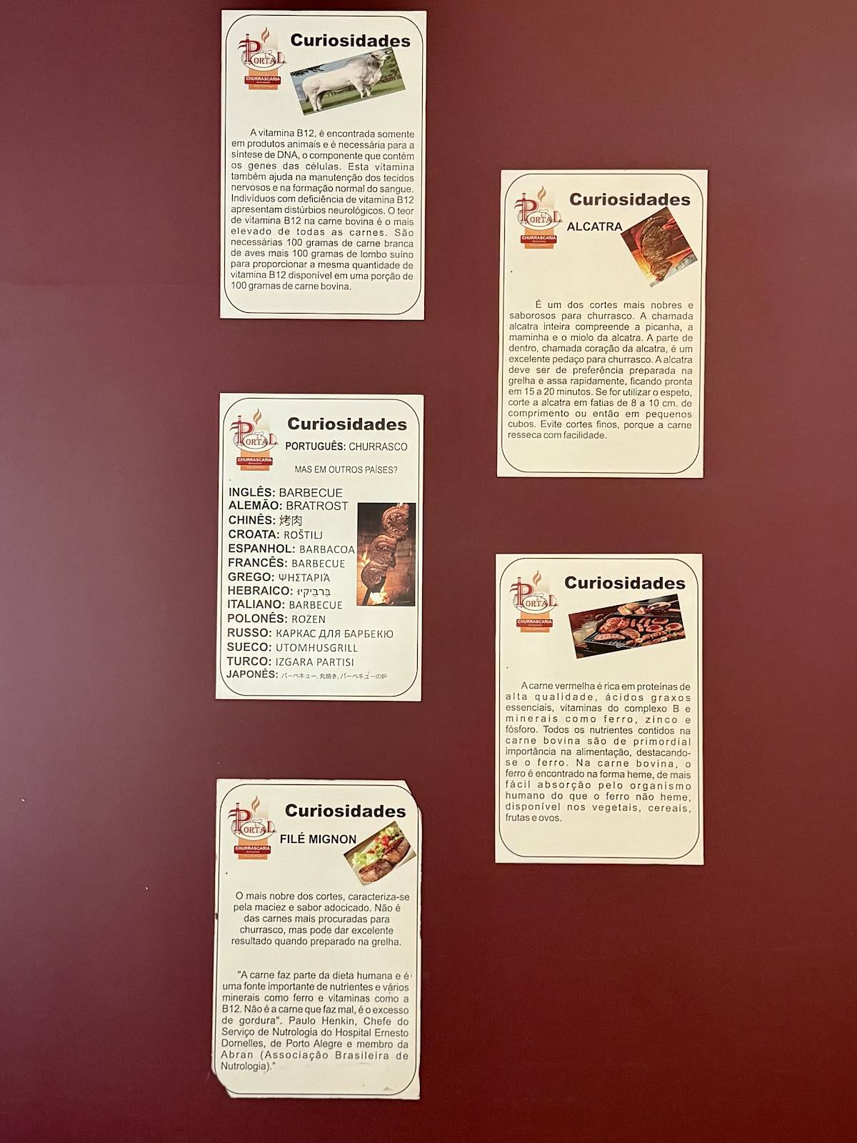 Churrascaria e Pizzaria Portal cardápio