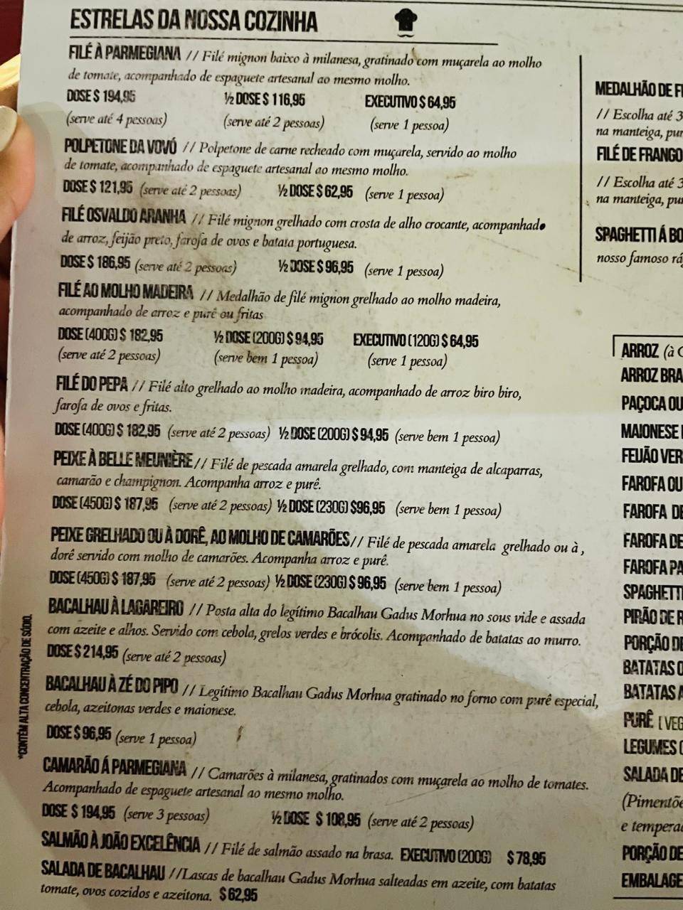 Cia do Chopp cardápio