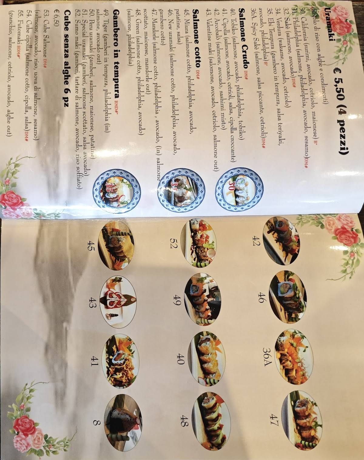 Menu di Città della Primavera 
