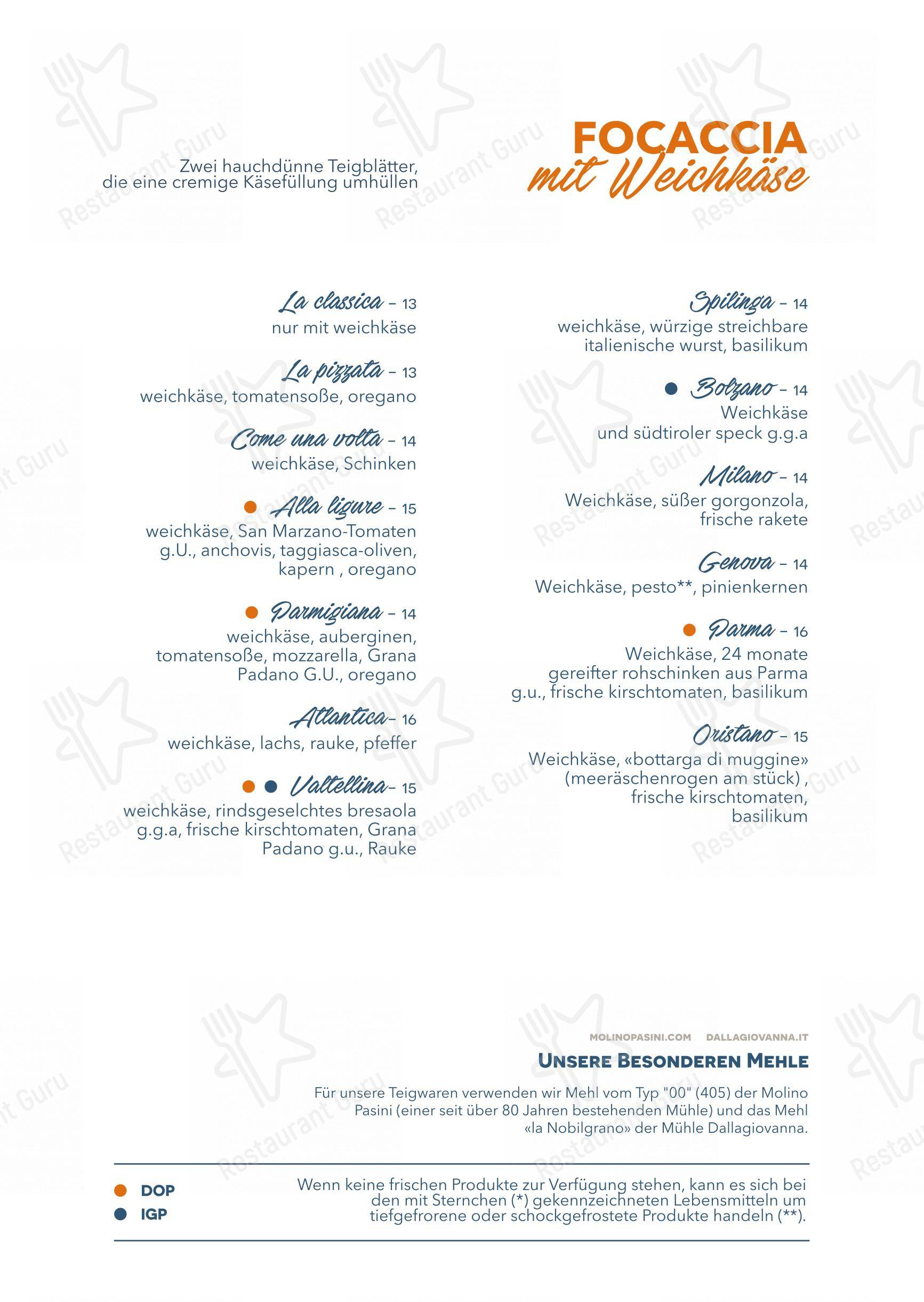 Menu di Clapsy Alassio - Lunch Menu