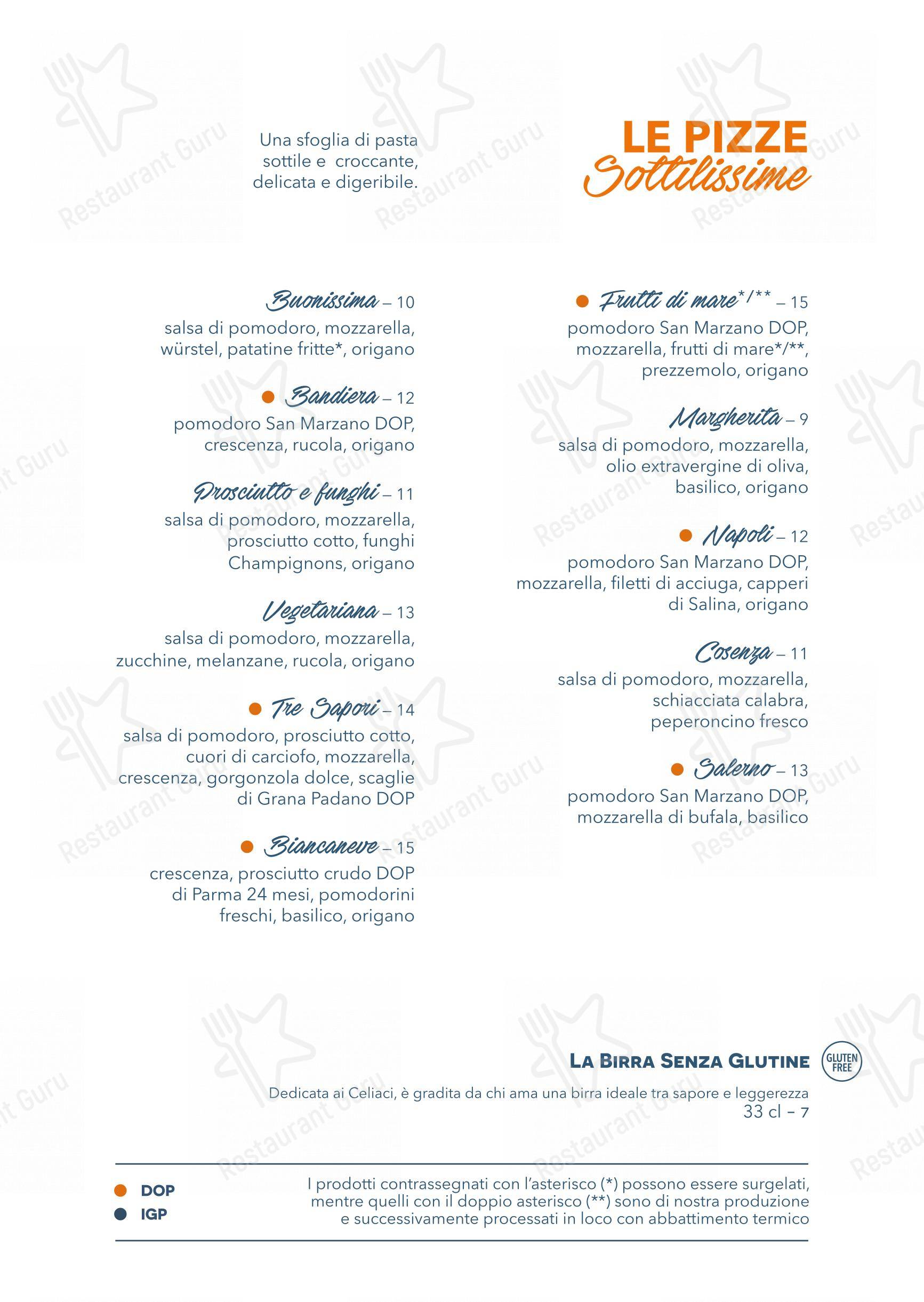 Clapsy Alassio in Alassio - 菜单