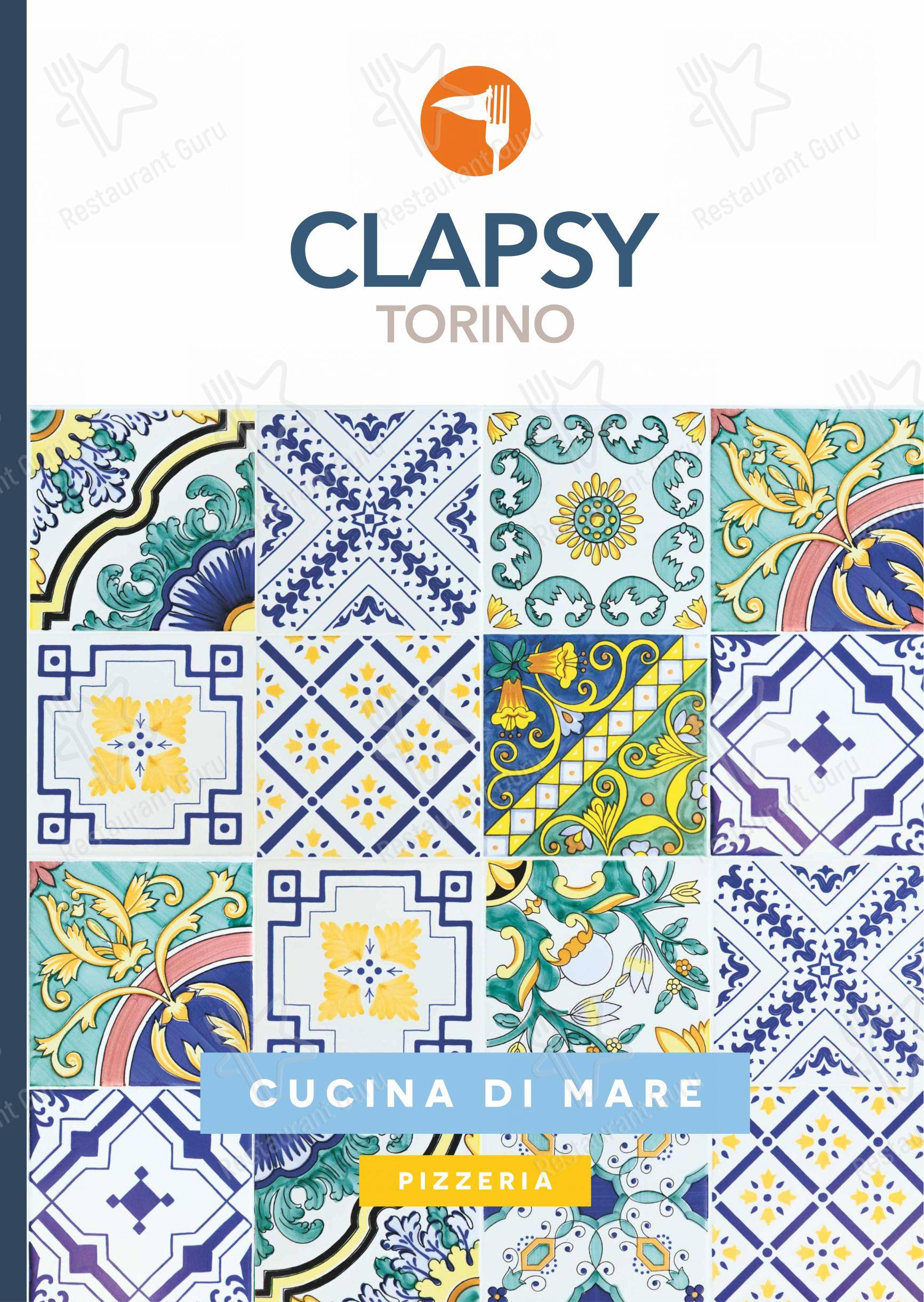 Menu per Clapsy Alassio in Alassio