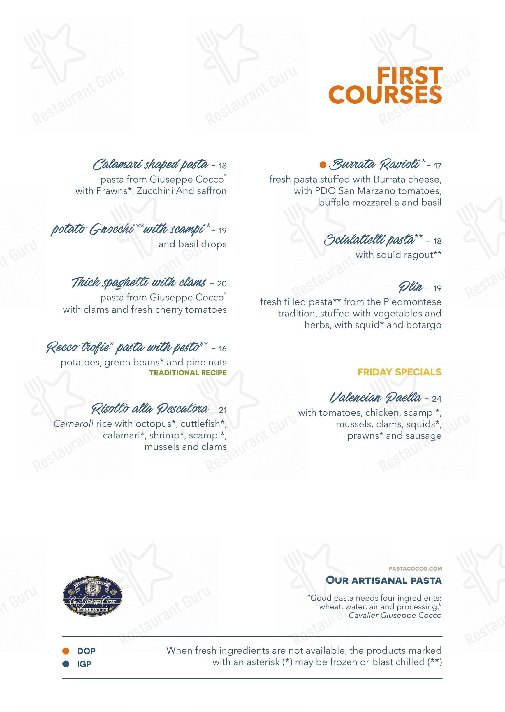 Lunch Menu per Clapsy Alassio pizzeria