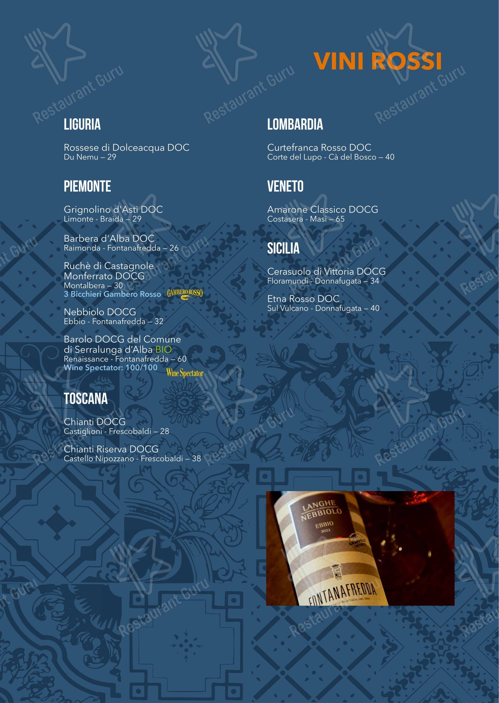 Dinner Menu per Clapsy Alassio pizzeria