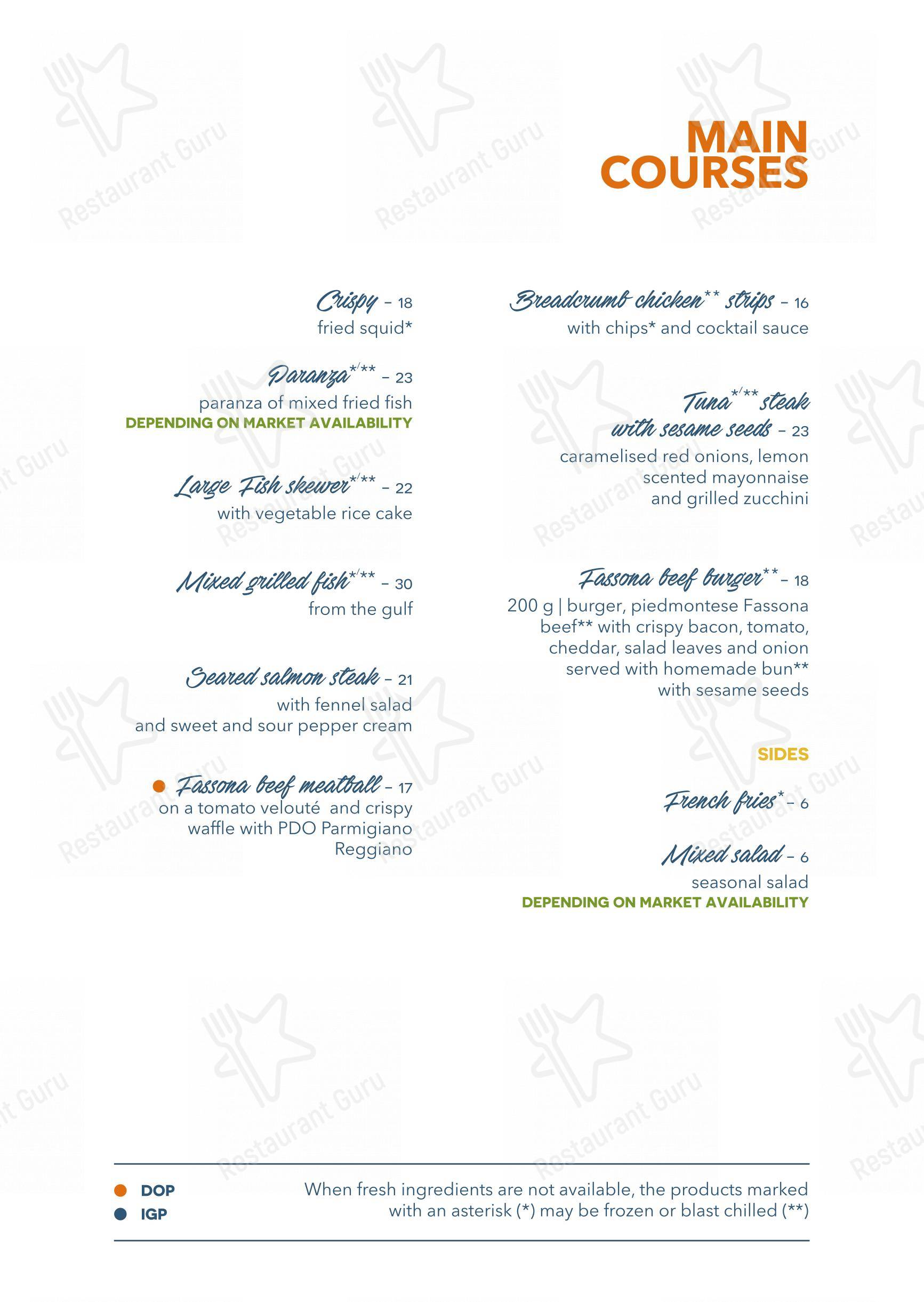 Clapsy Alassio in Alassio - Lunch Menu
