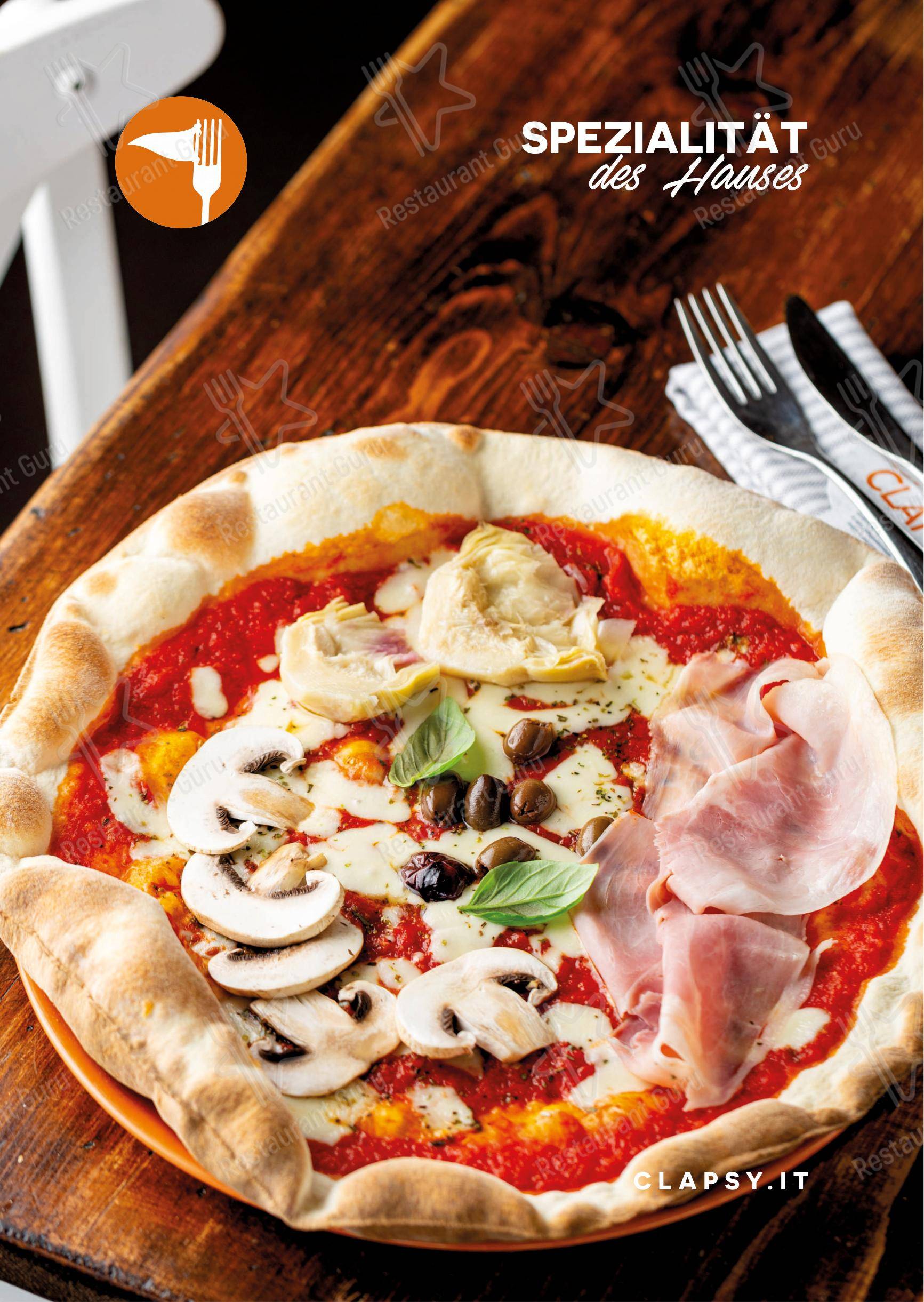 Lunch Menu per Clapsy Alassio pizzeria