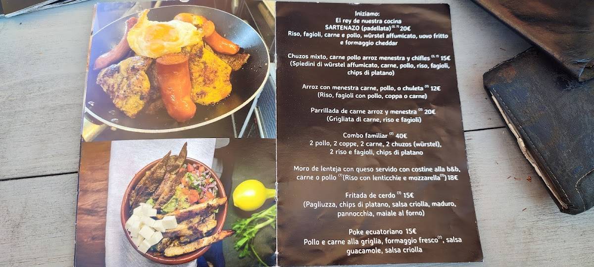 Menu di Cocktail Bar 