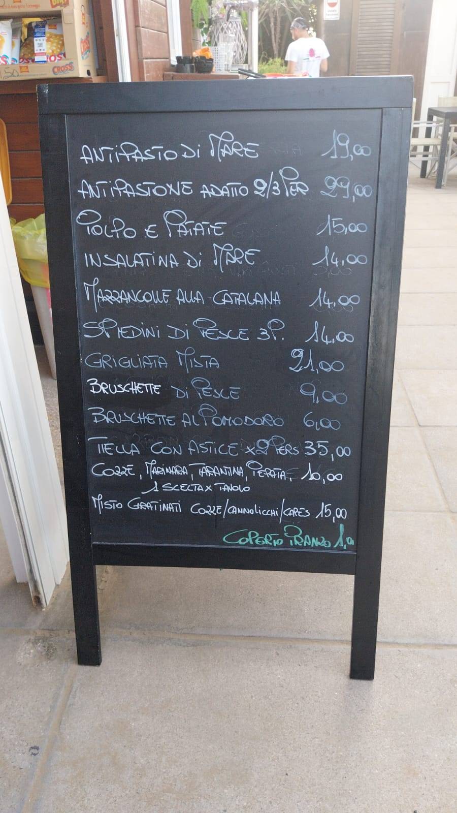 Menu de CocoBongo