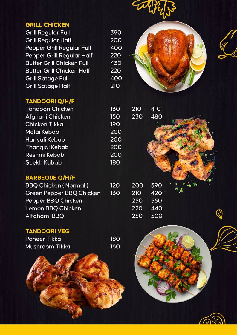 QT KITCHEN menu