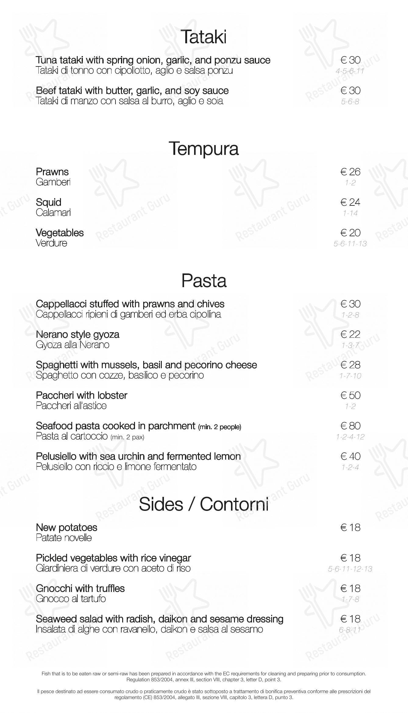 Coku - Robata Grill & Cocktail Bar in Sant'Agnello - Menu