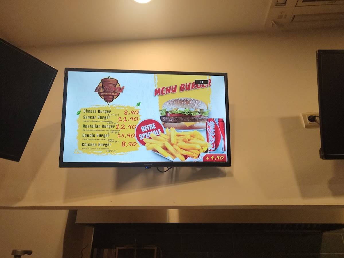 Menu de Le Braisé