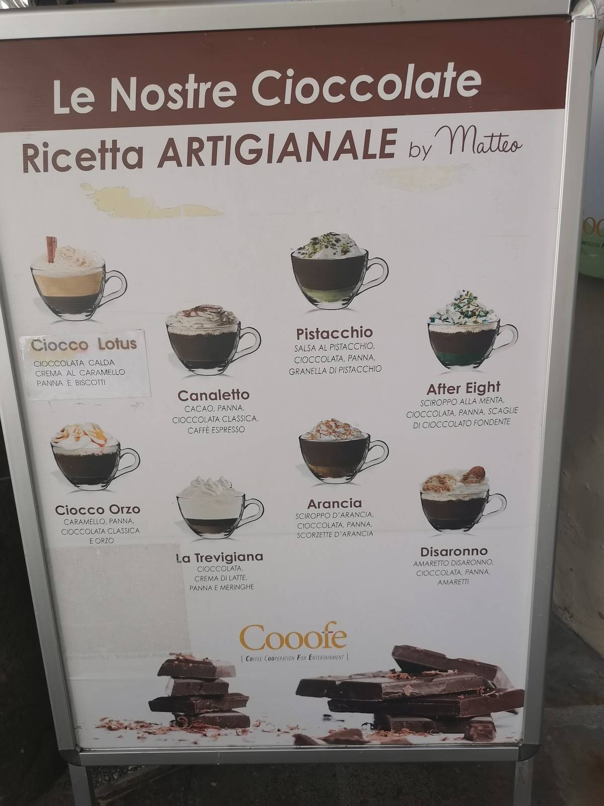 Menu di Cooofe - Treviso 