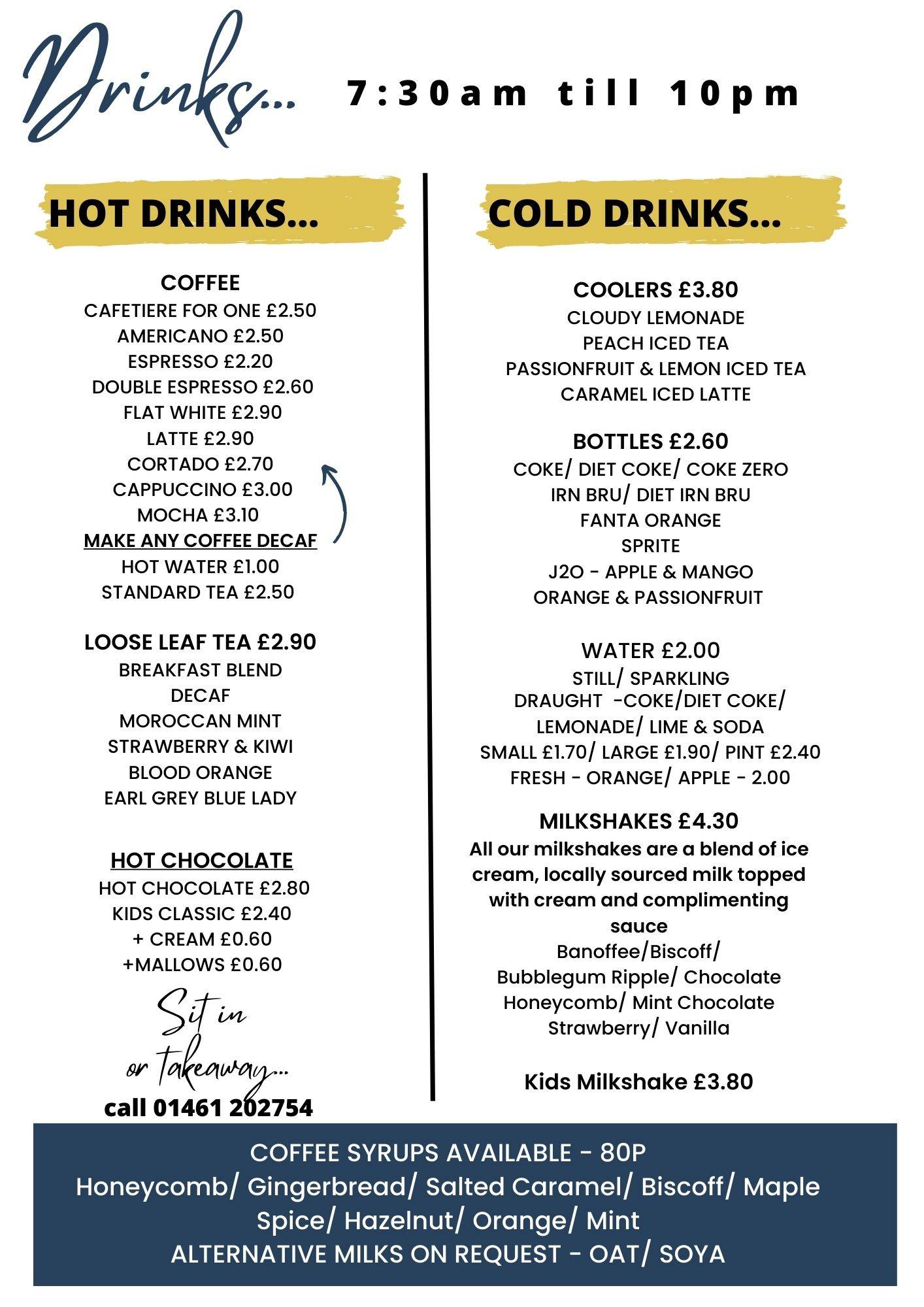 Menu at Corner House Hotel pub & bar, Annan