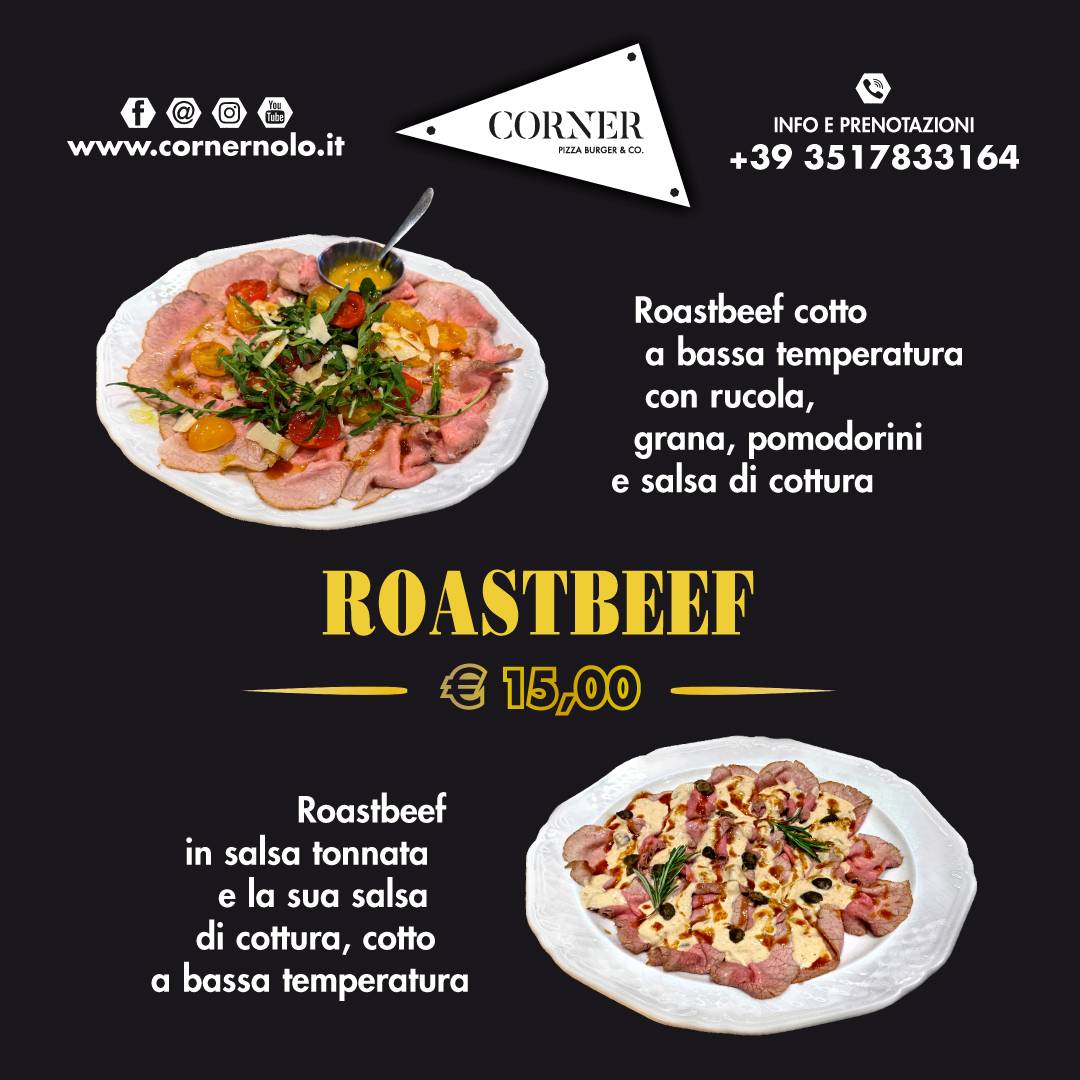 Menu di Corner.Nolo Ristorante, Pizzeria, Griglieria, Burger & Cocktail 