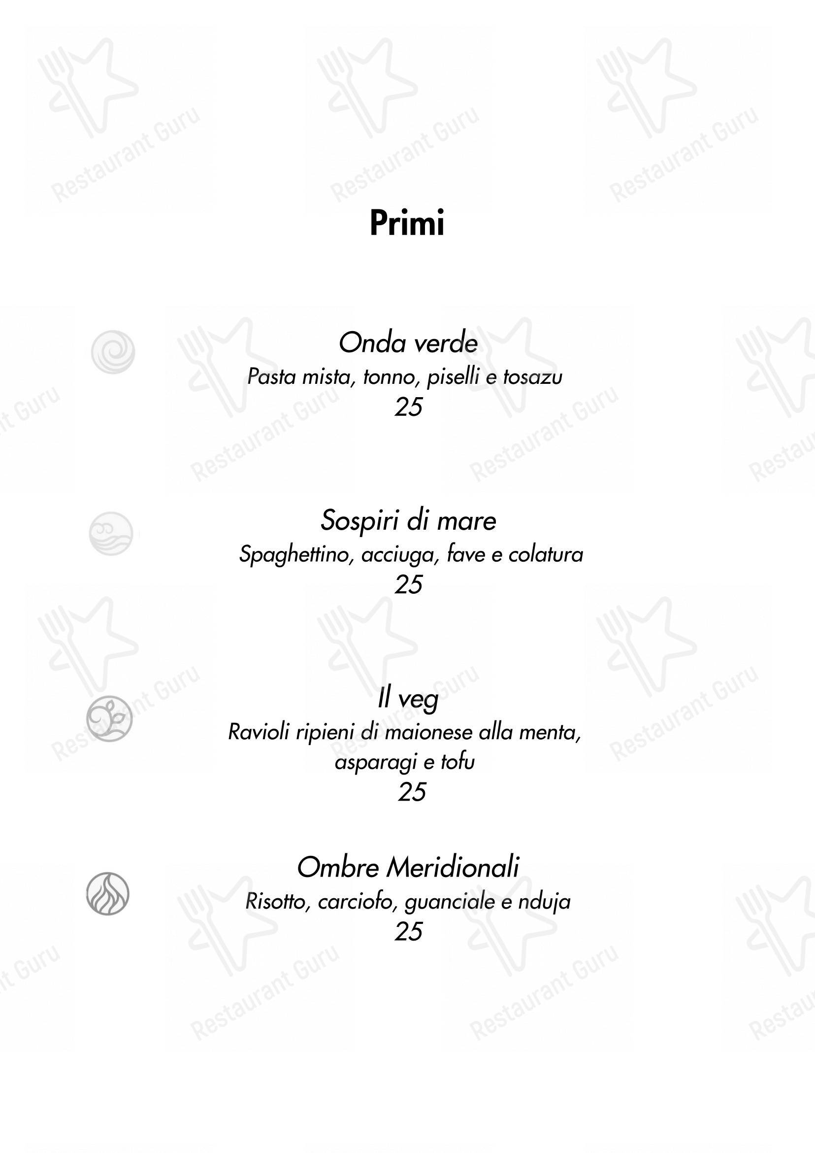 Cosmo Restaurant Pompei in Pompei - Menu bar