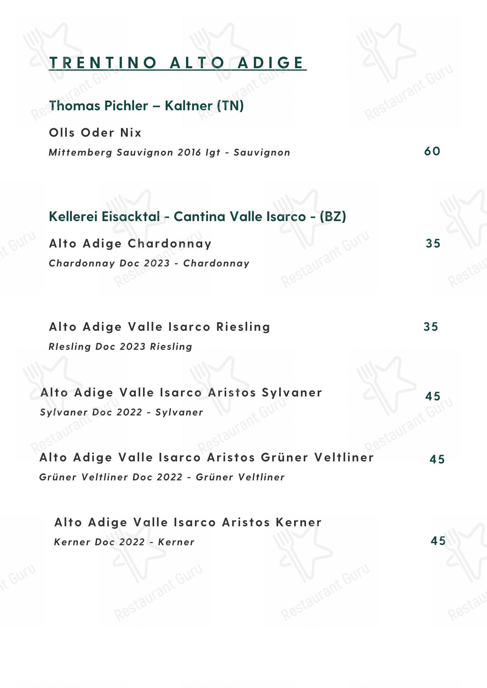 Основное меню per Cosmo Restaurant Pompei in Pompei