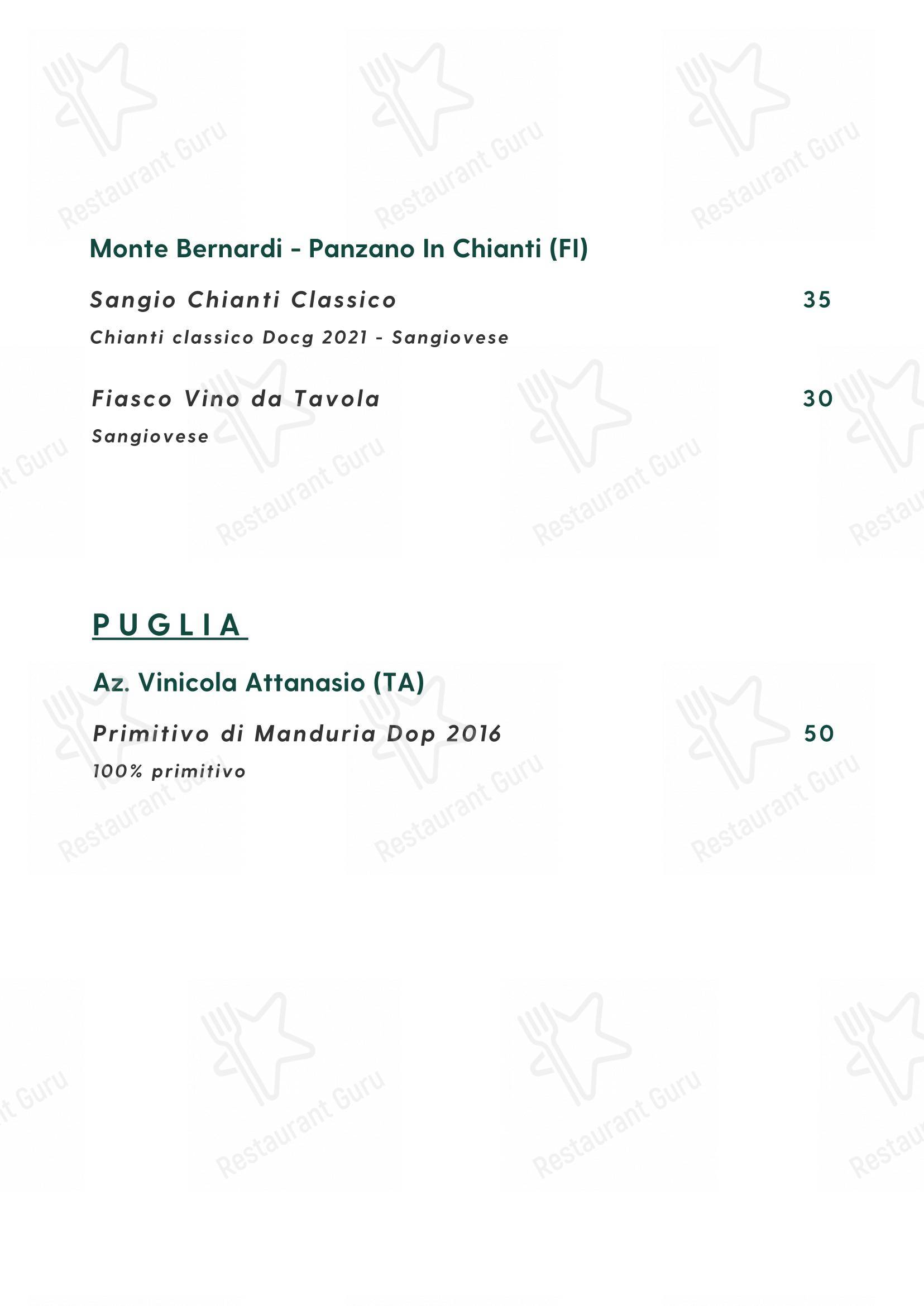 Cosmo Restaurant Pompei in Pompei - Основное меню