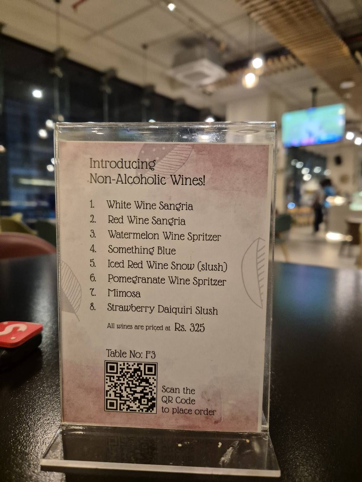 Cravery Cafe menu