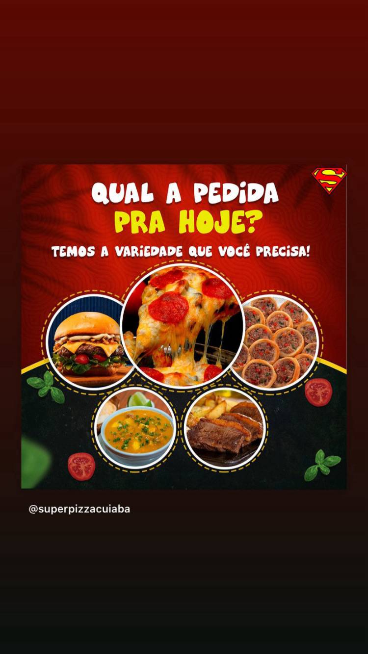 Super Pizza cardápio