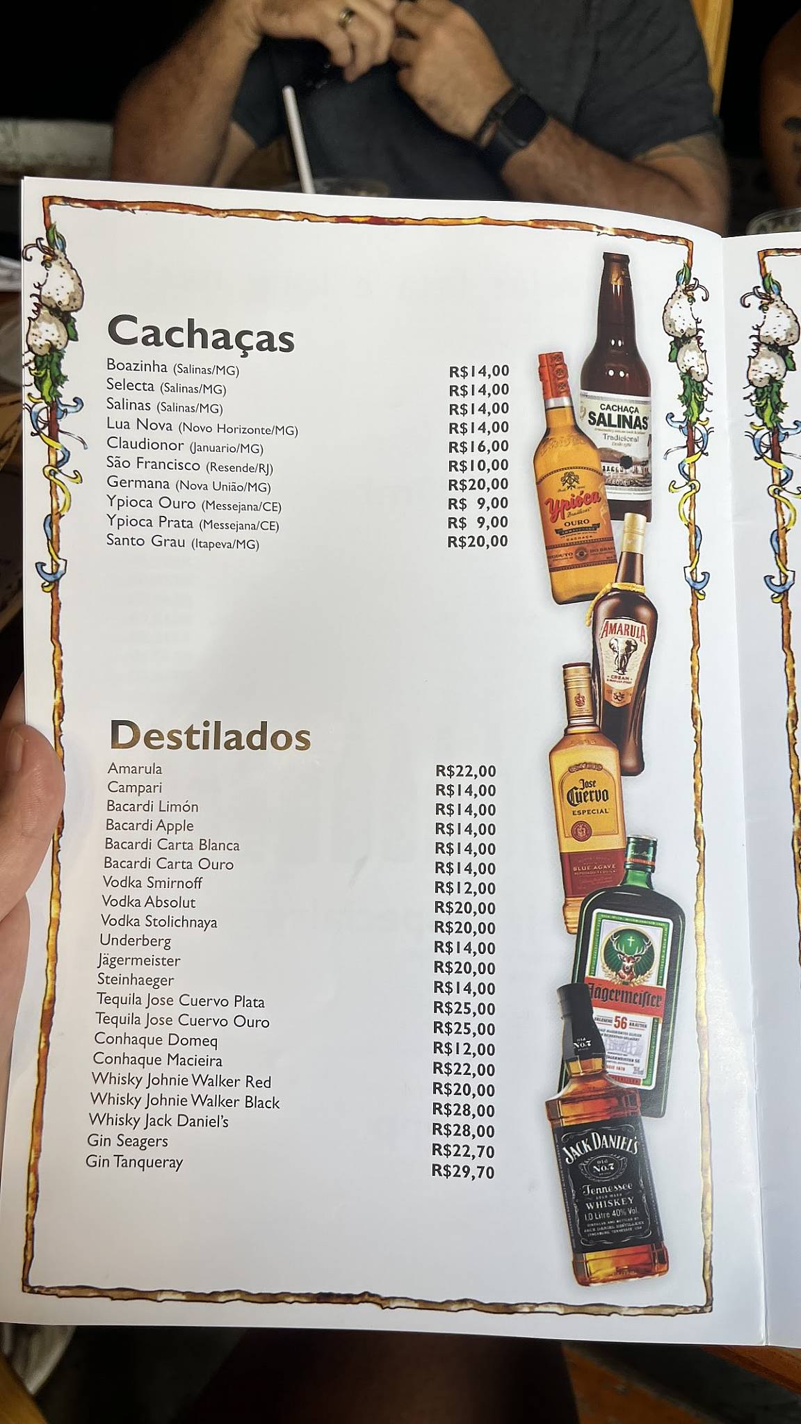 Armazém Santa Ana cardápio