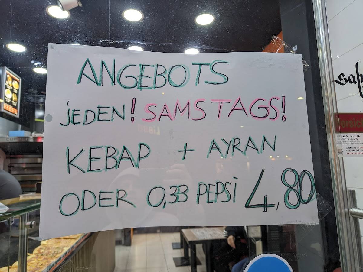 Menu de DER DÖNER
