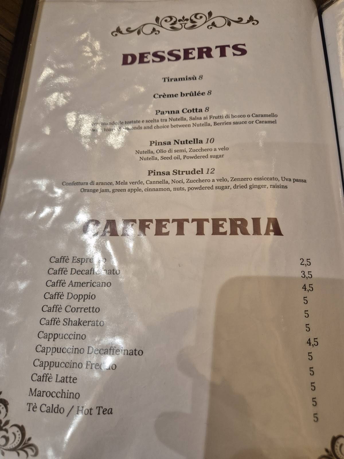Menu di da Cicero 