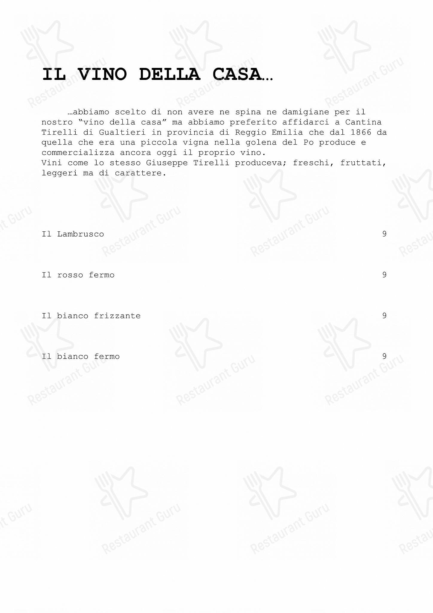 Trattoria Da Massimo in Rubiera - At Home Catering Menu
