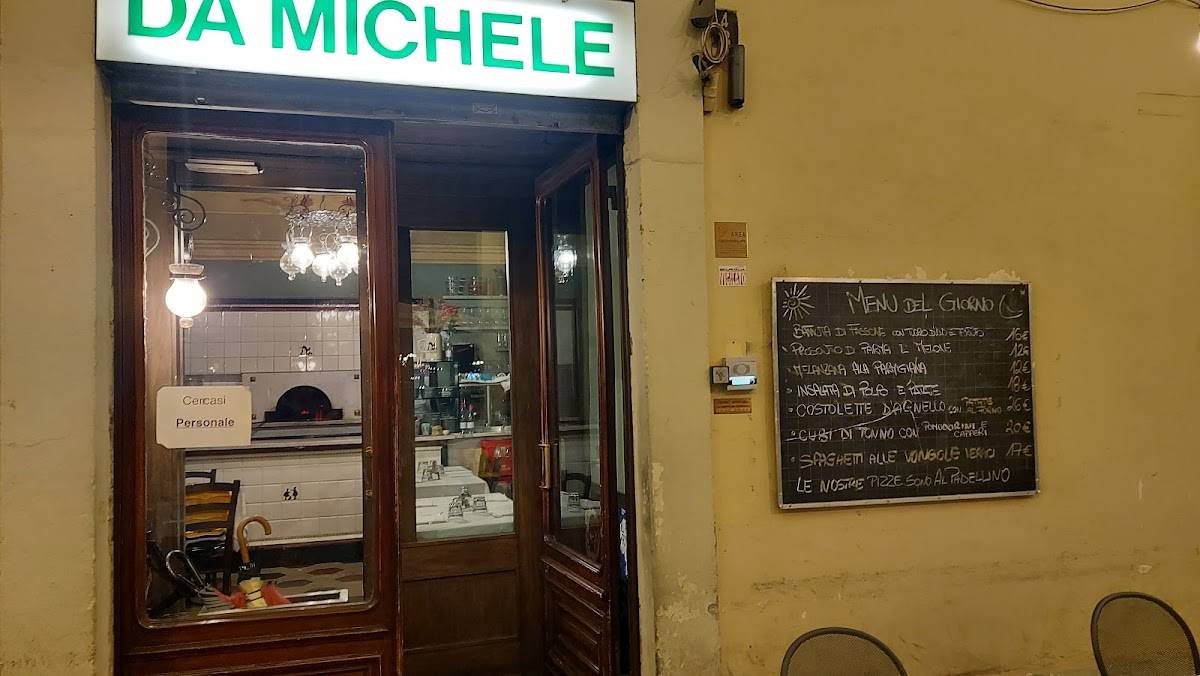 Menu di Da Michele 1922 