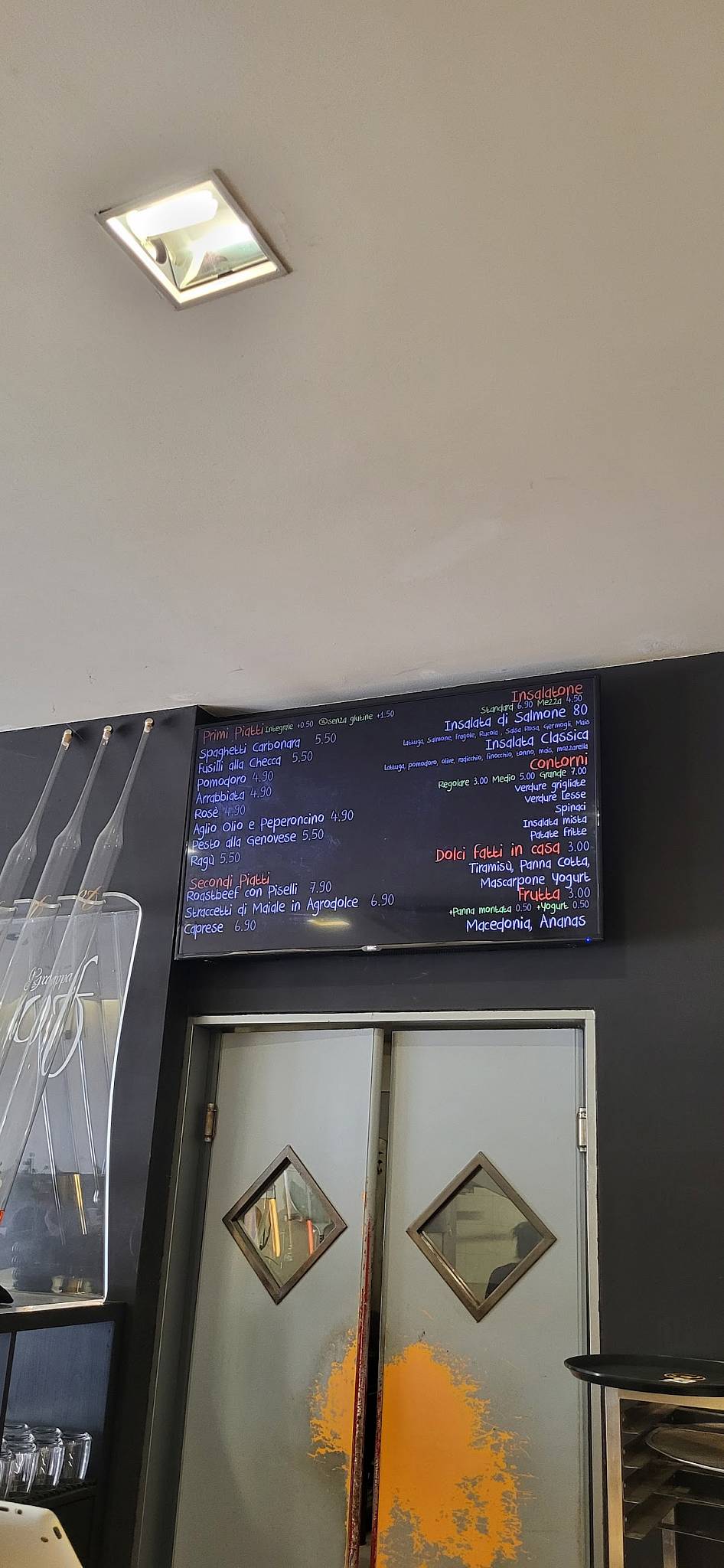 Menu di Da Oreste 