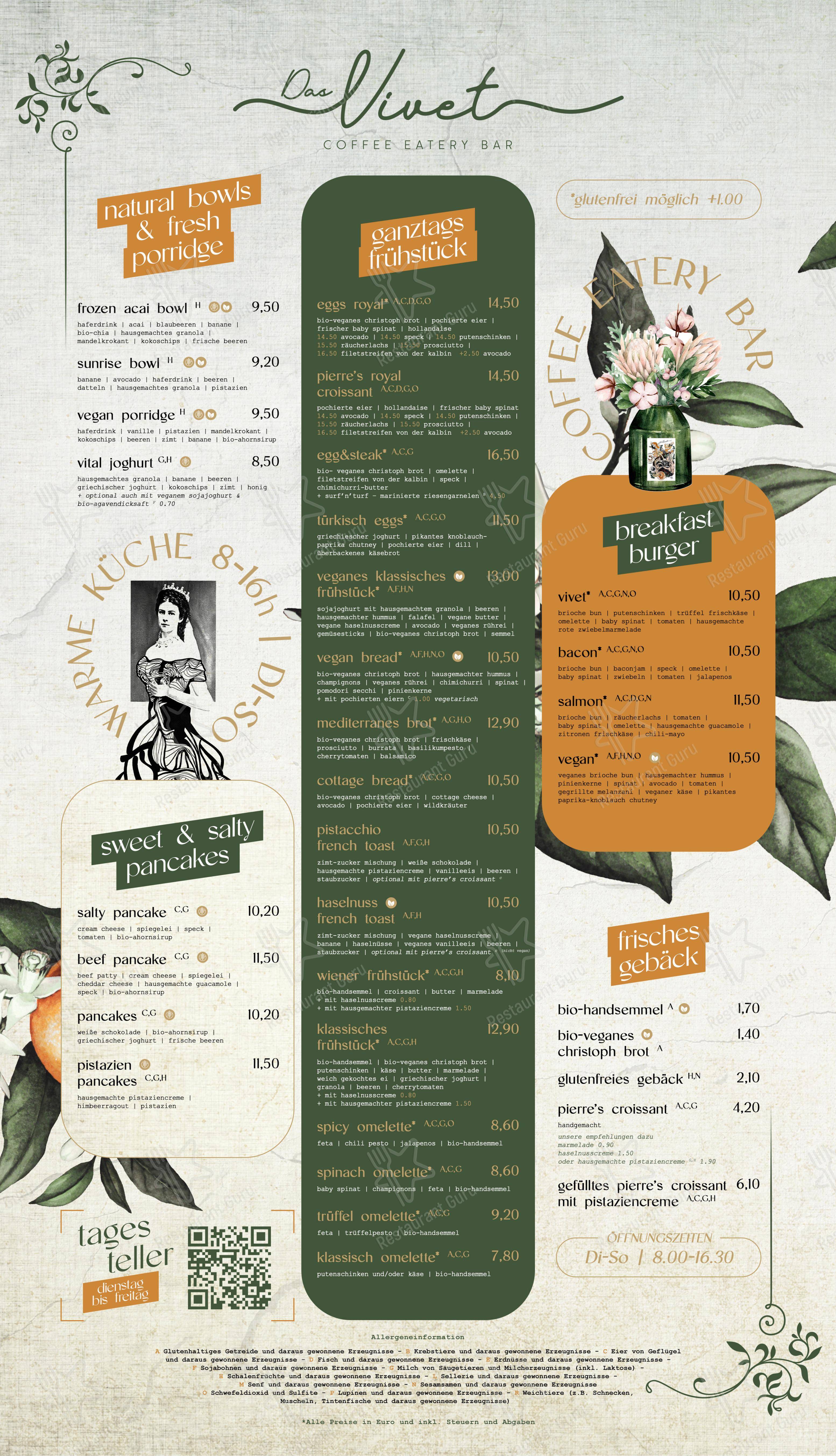 菜单 pour Das Vivet dans Vienne