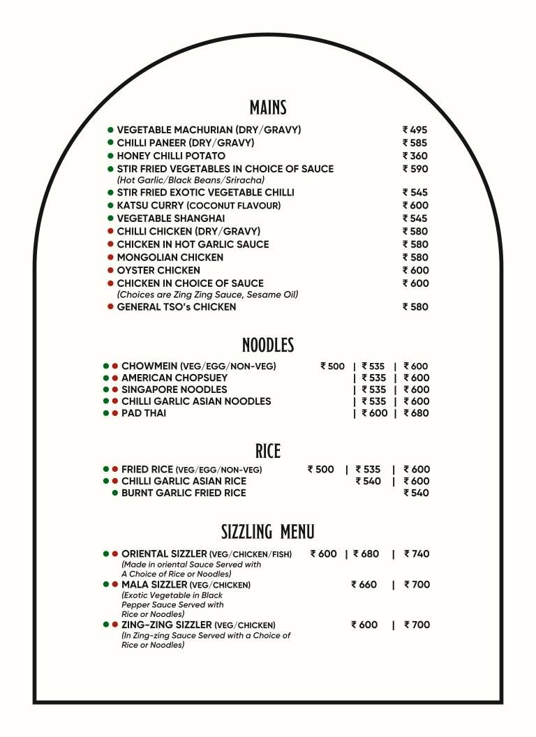 Razzmatazz Cup N Cake menu