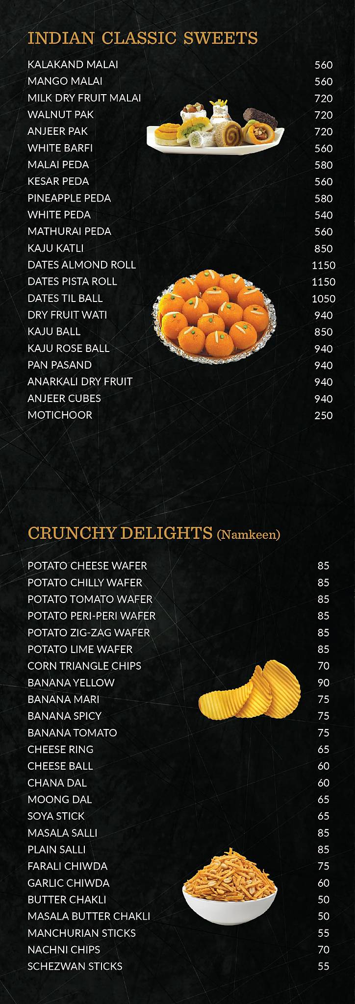 Deliure & The Eatrium menu