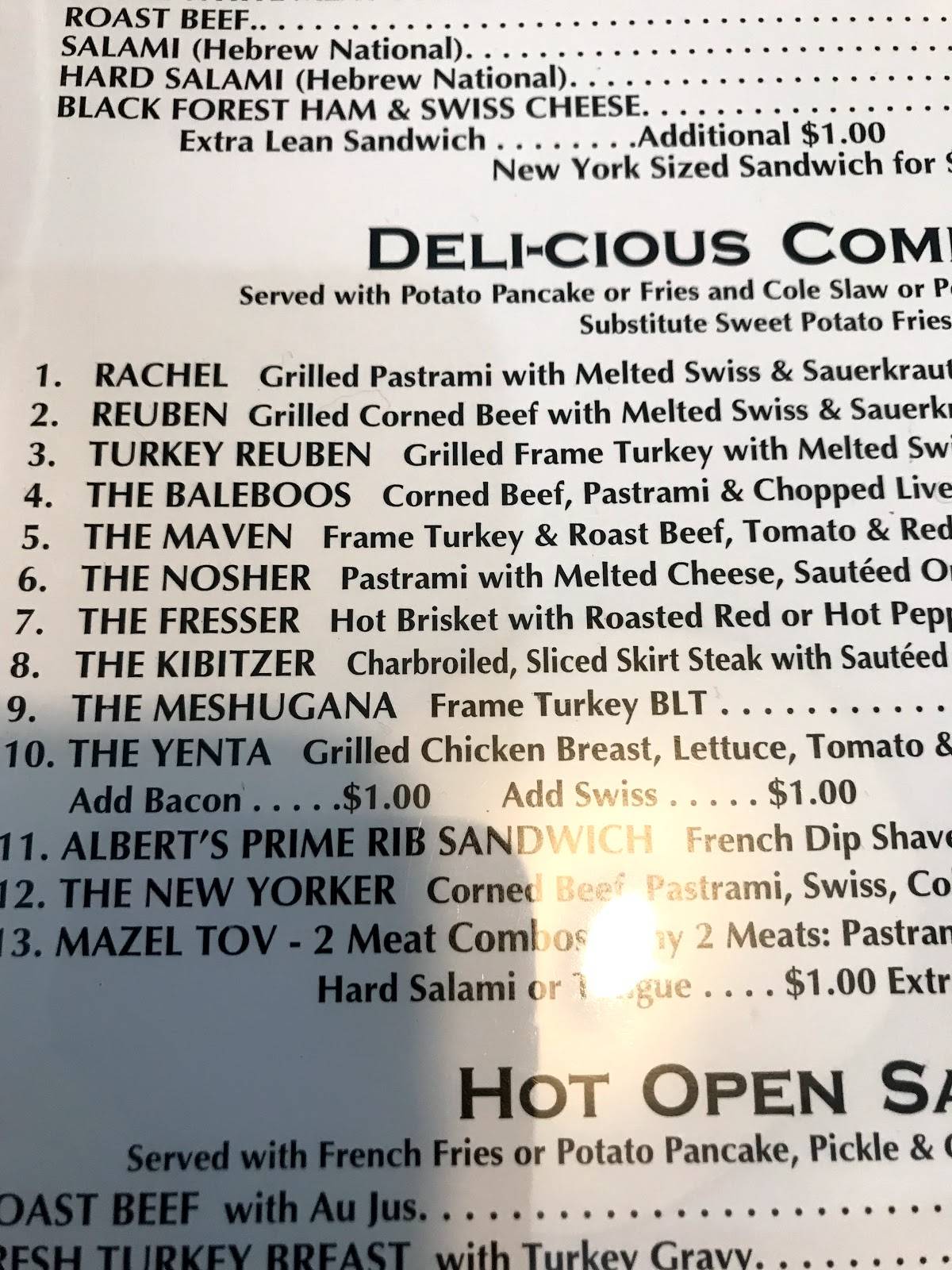 Menu at Poppies Restaurant & Deli, Delray Beach, Linton Blvd