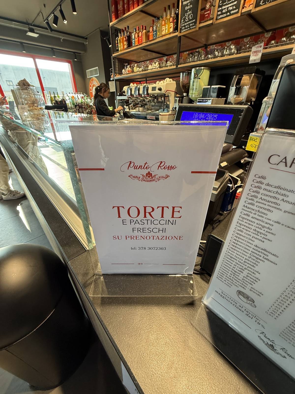 Menu di Punto Rosso Lazzaroni 