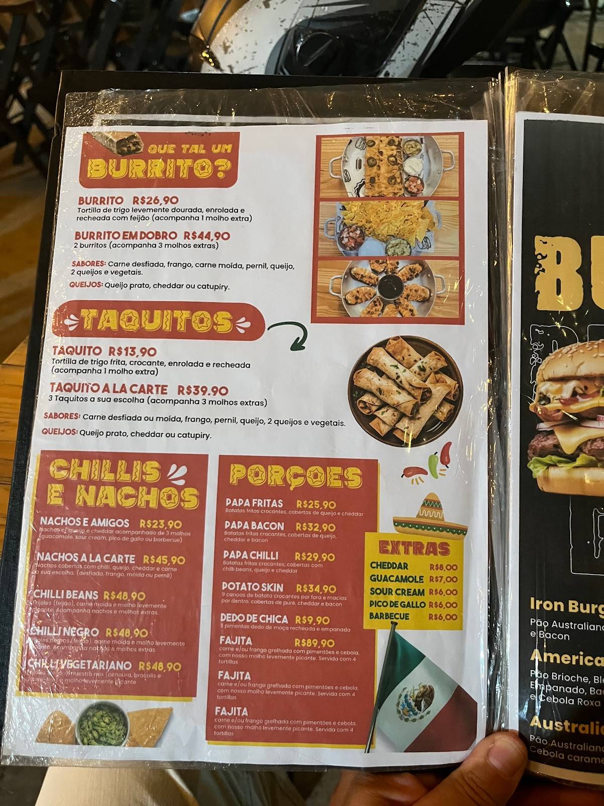 Don Valdez Comida Mexicana cardápio