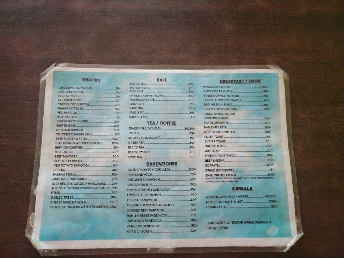 DonaRosa menu