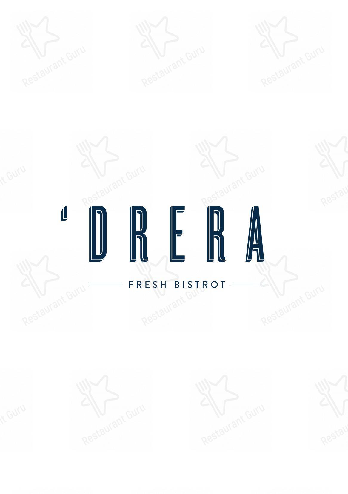 Основное меню per Drera ristorante