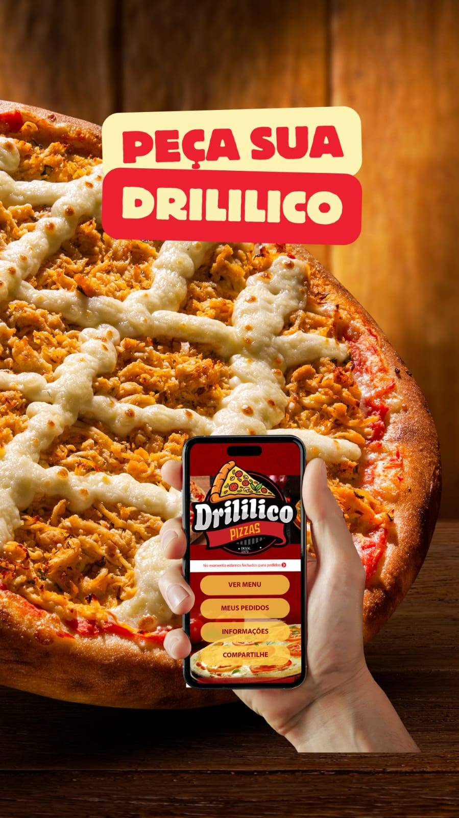 Drililico Pizzaria cardápio