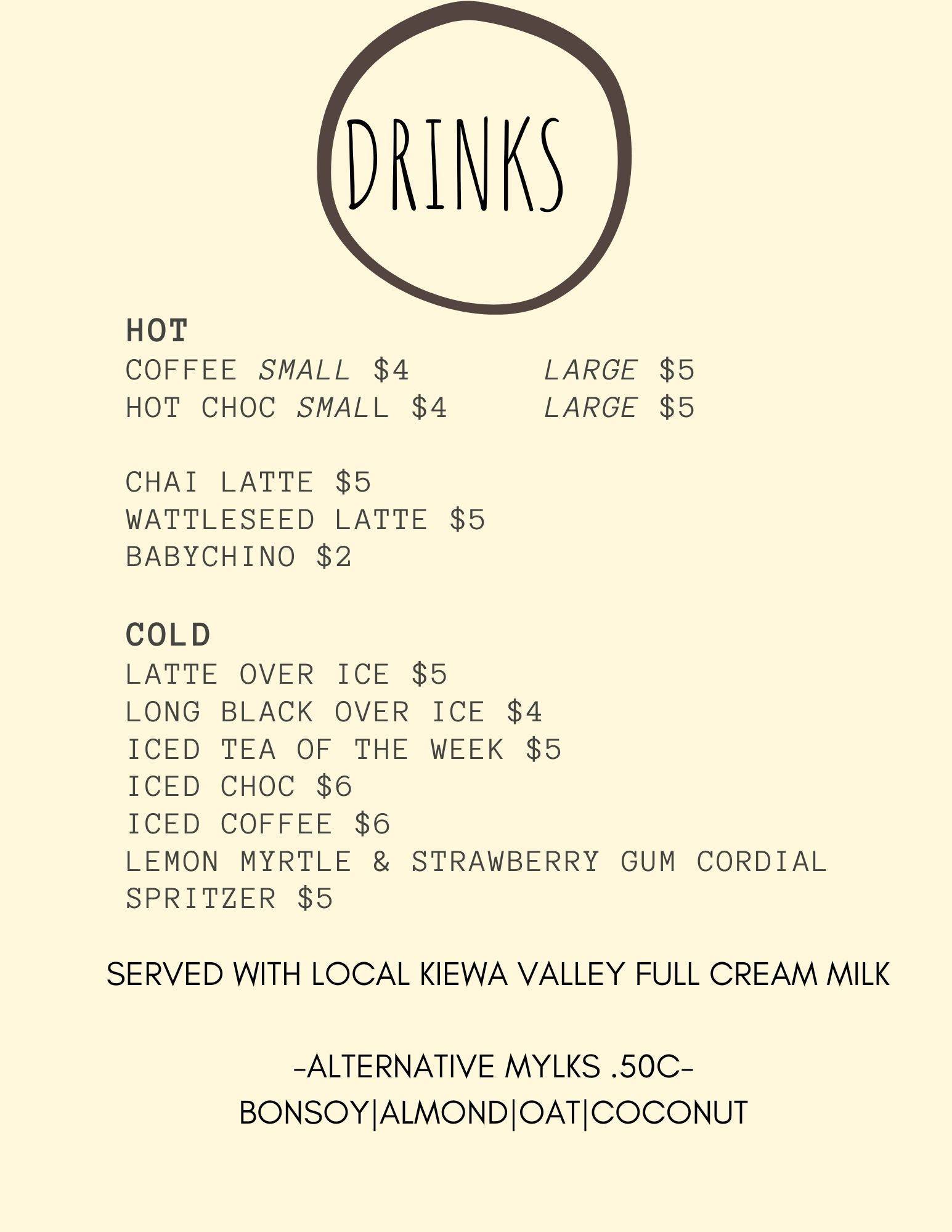 Menu at Dumu Balcony Cafe, Bright