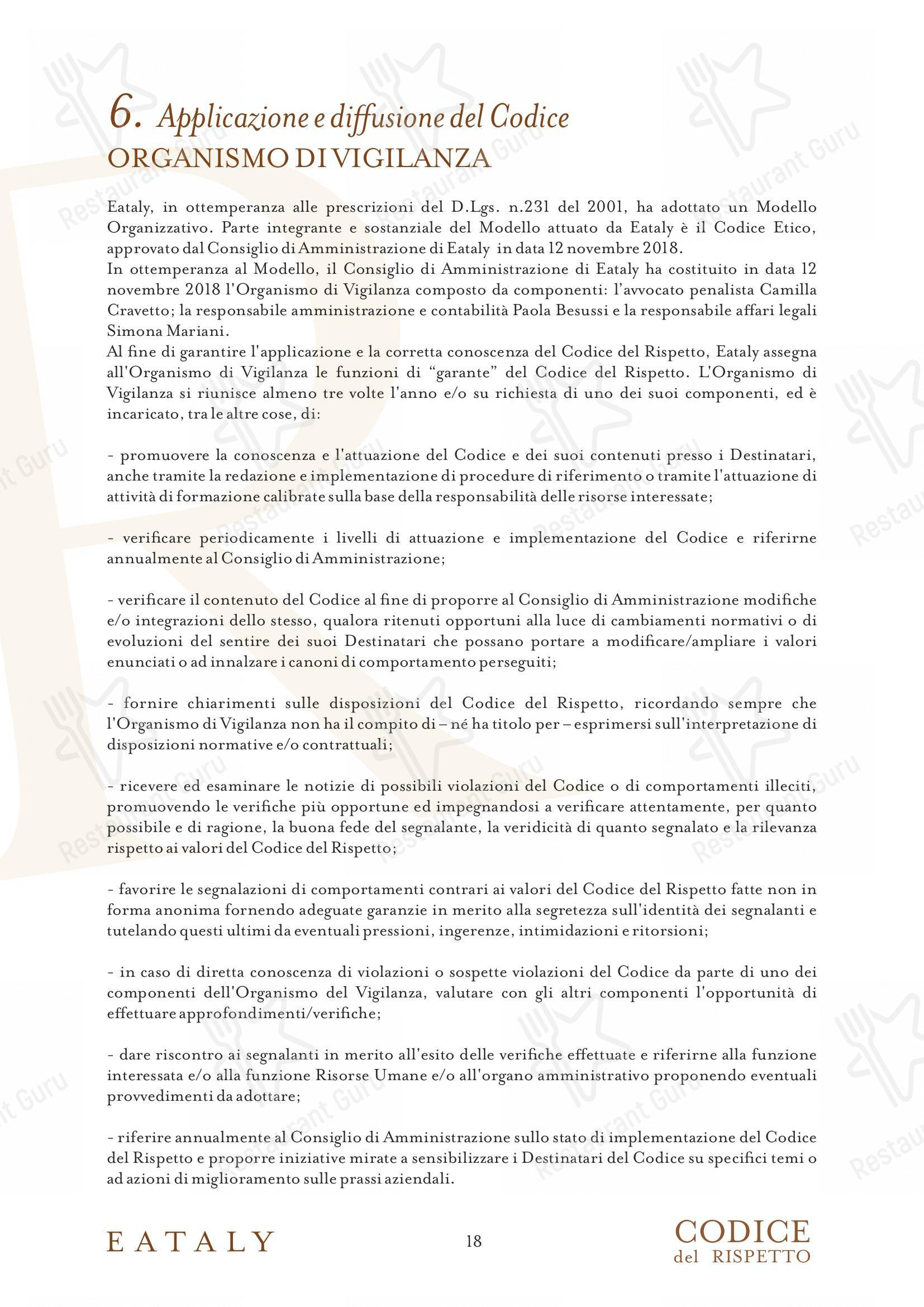 Menu di Eataly Torino Lingotto - Детское