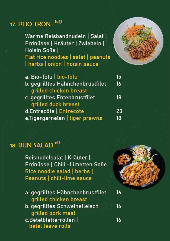 Menu de Eden