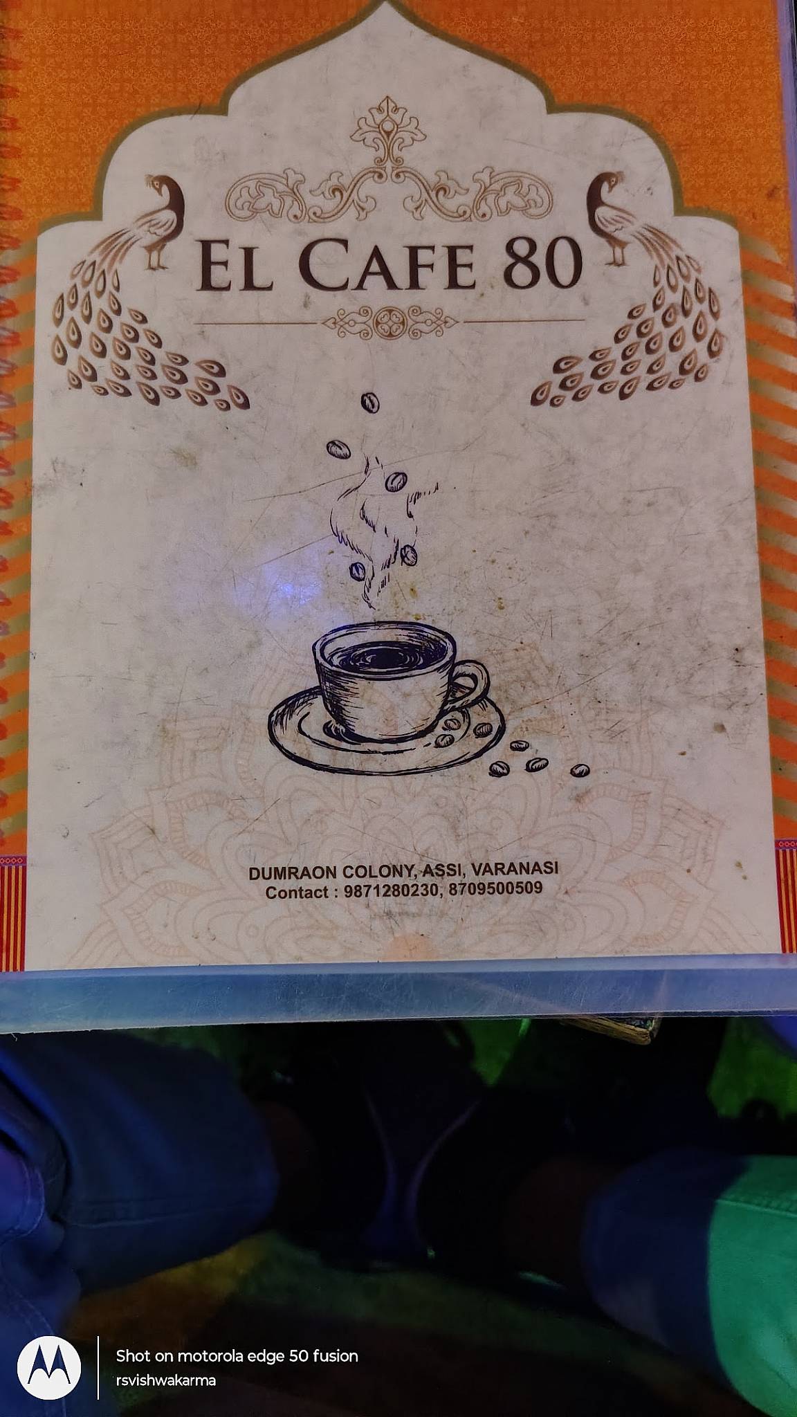 El Café 80 menu
