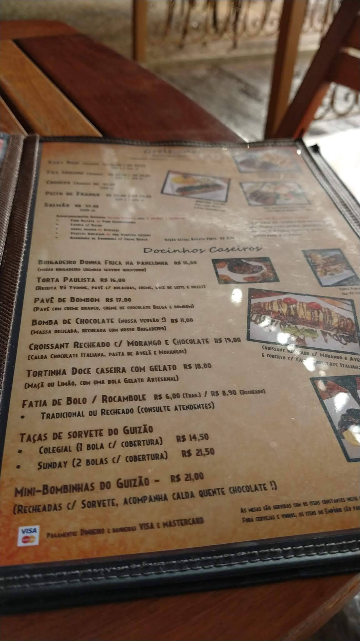 Empório Donna Fiuca cardápio