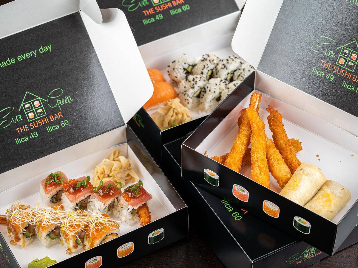 Menu di Evergreen Sushi Bar 