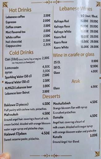 Menu de Exotica