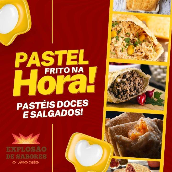 Explosão de Sabores cardápio