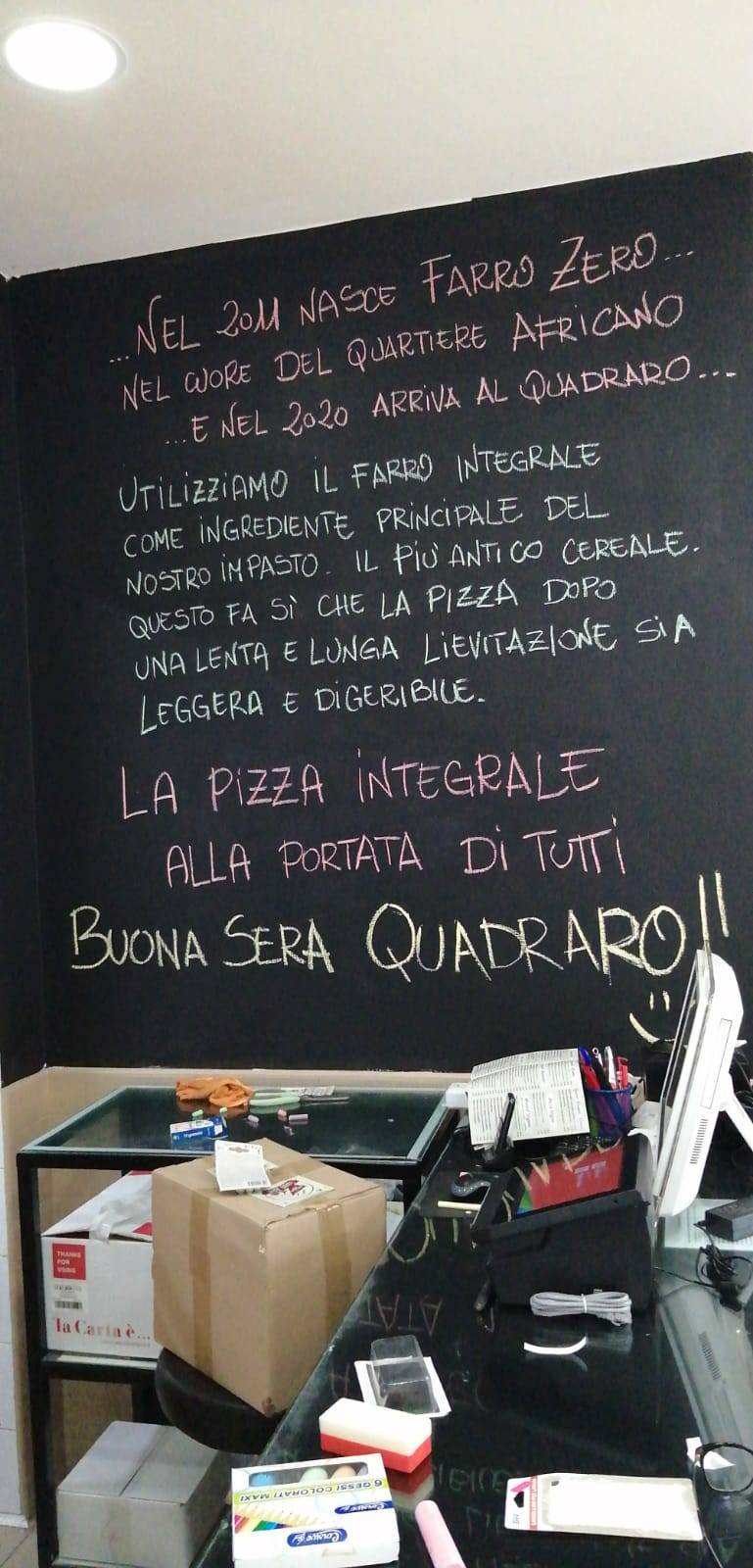 Speisekarte von Farro Zero Quadraro Bio Forno A Legna restaurant, ROM