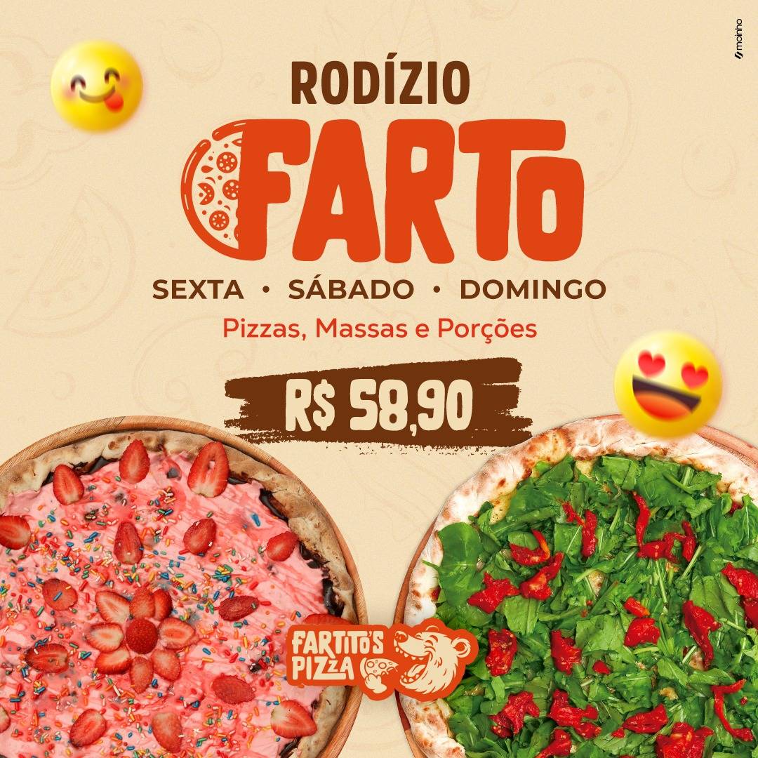 Fartito's Pizza Botucatu cardápio