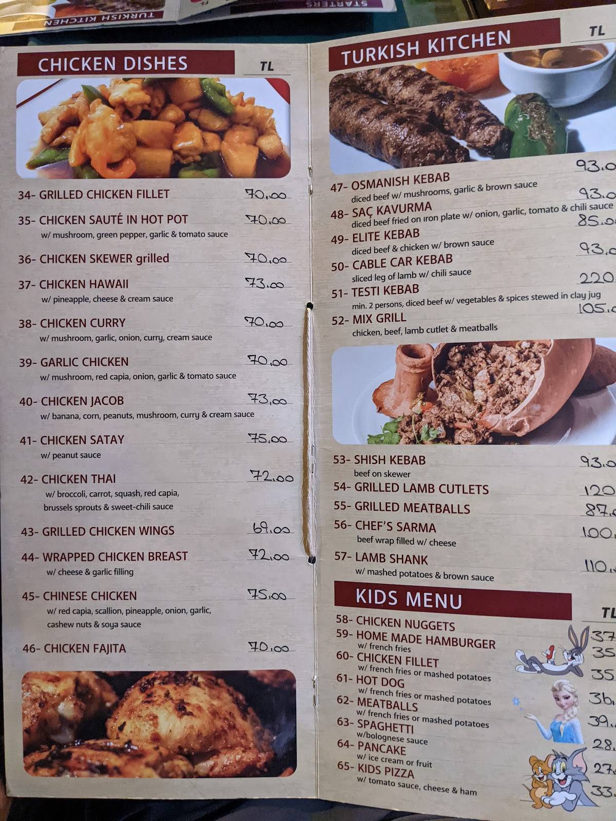 Elite Pizza & Restaurant Ii Menu Menu at Elite Restoran, Alanya, Hacıhamdioğlu Cd. No:2