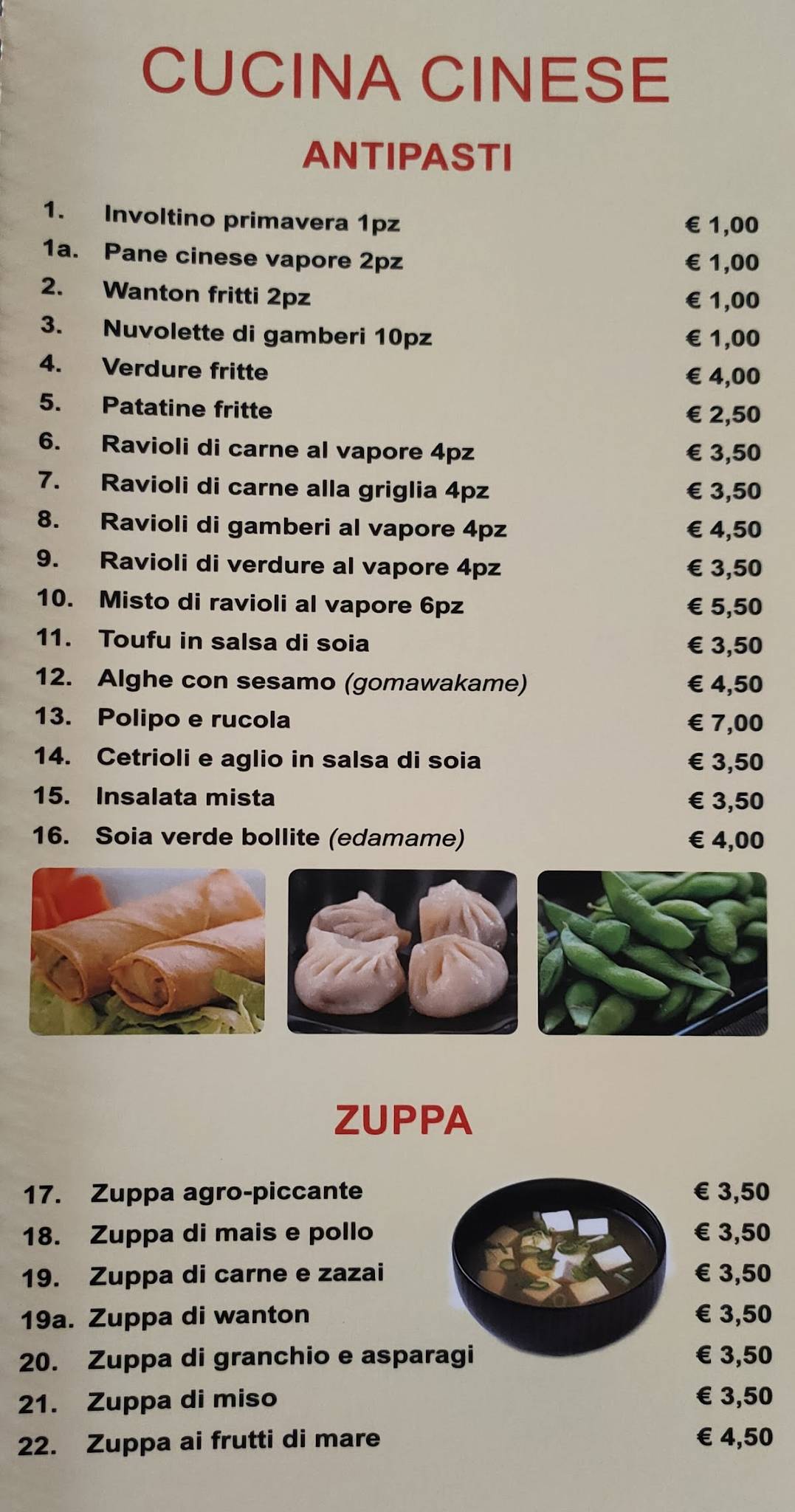 Menu di Ristorante DoEat 